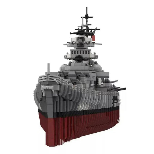  MOC Gobricks WW2 Military Bismarck Warships Building Block Set Building Bricks MOC -  ToylandEU™