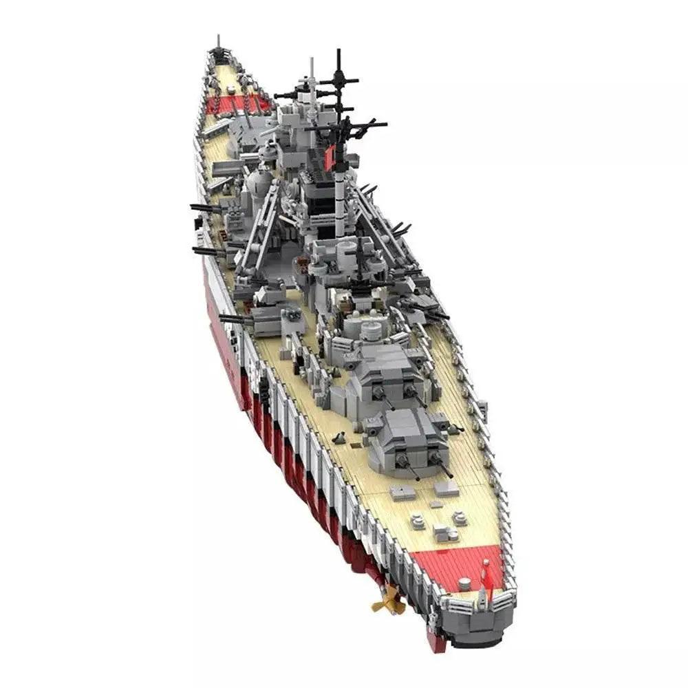  MOC Gobricks WW2 Military Bismarck Warships Building Block Set Building Bricks MOC -  ToylandEU™
