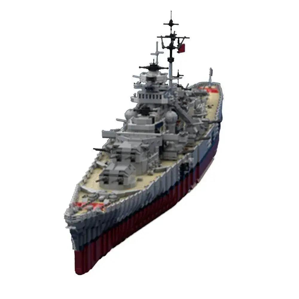  MOC Gobricks WW2 Military Bismarck Warships Building Block Set Building Bricks MOC -  ToylandEU™
