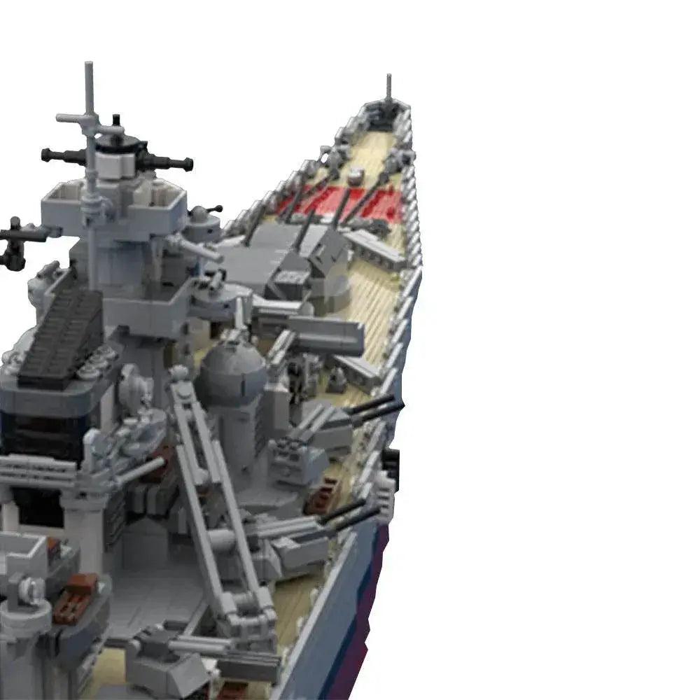  MOC Gobricks WW2 Military Bismarck Warships Building Block Set Building Bricks MOC -  ToylandEU™