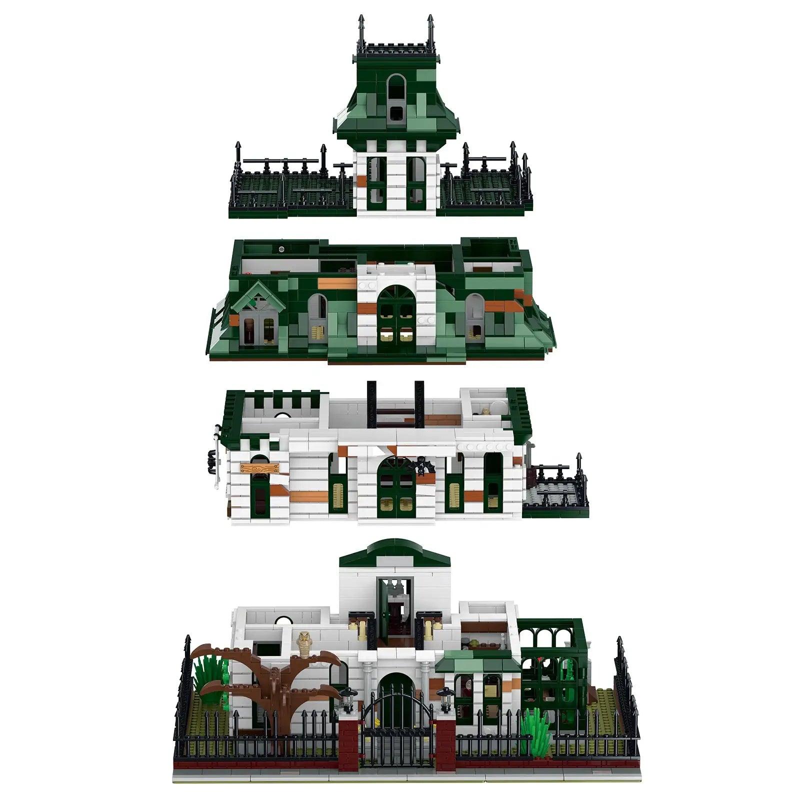  Lego Compatible Gothic Spooky Manor Modular Brick Set -  ToylandEU™