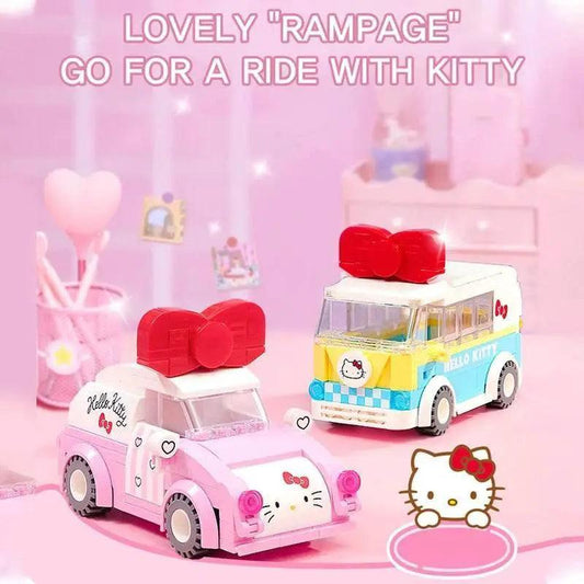  MOC Hello Kitty Building Blocks Car Bus Model Toy for Kids -  ToylandEU™