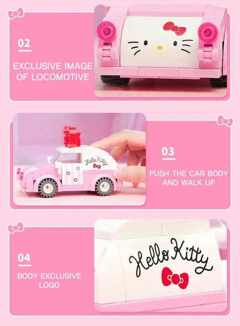  MOC Hello Kitty Building Blocks Car Bus Model Toy for Kids -  ToylandEU™