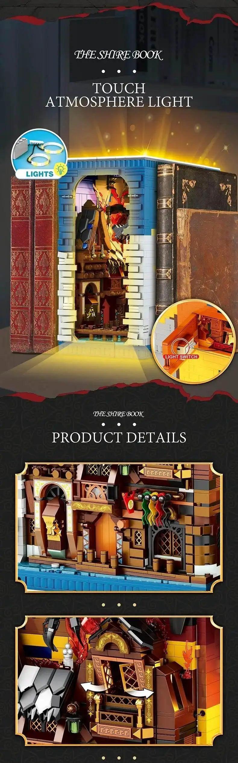  MOC 3398PCS Hobbit Themed Bookstore Building Blocks Assembly Toys -  ToylandEU™