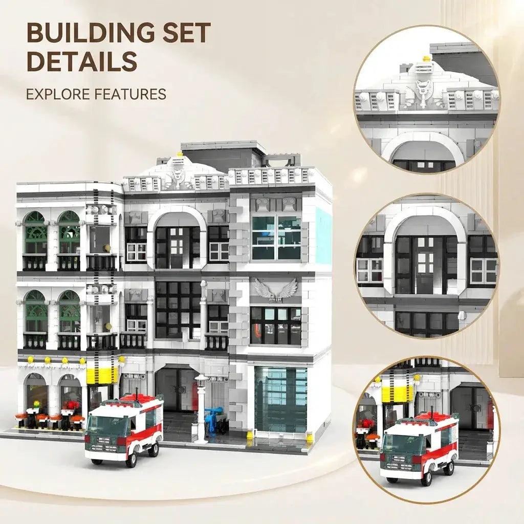  Lego Compatible Hospital City Block Set With 17 Figures -  ToylandEU™