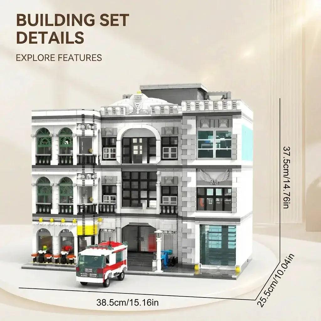  Lego Compatible Hospital City Block Set With 17 Figures -  ToylandEU™