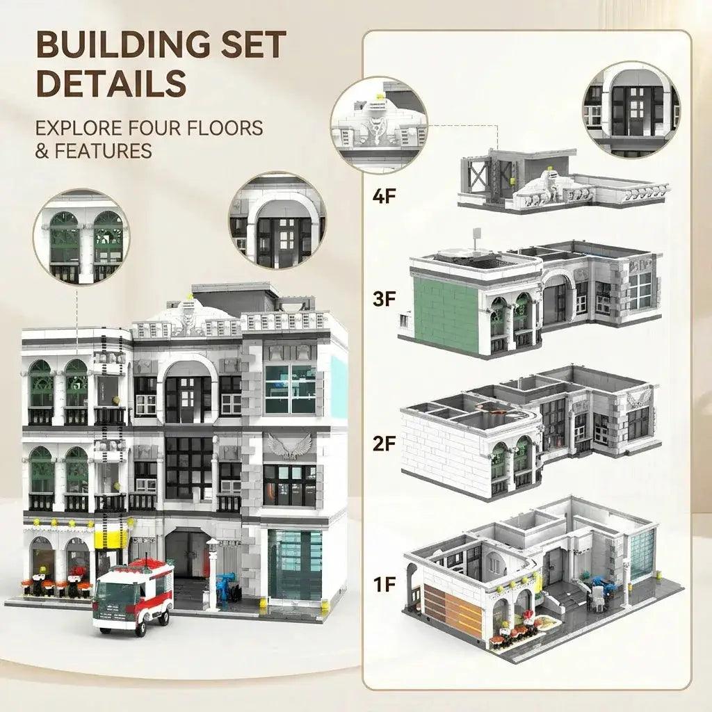  Lego Compatible Hospital City Block Set With 17 Figures -  ToylandEU™