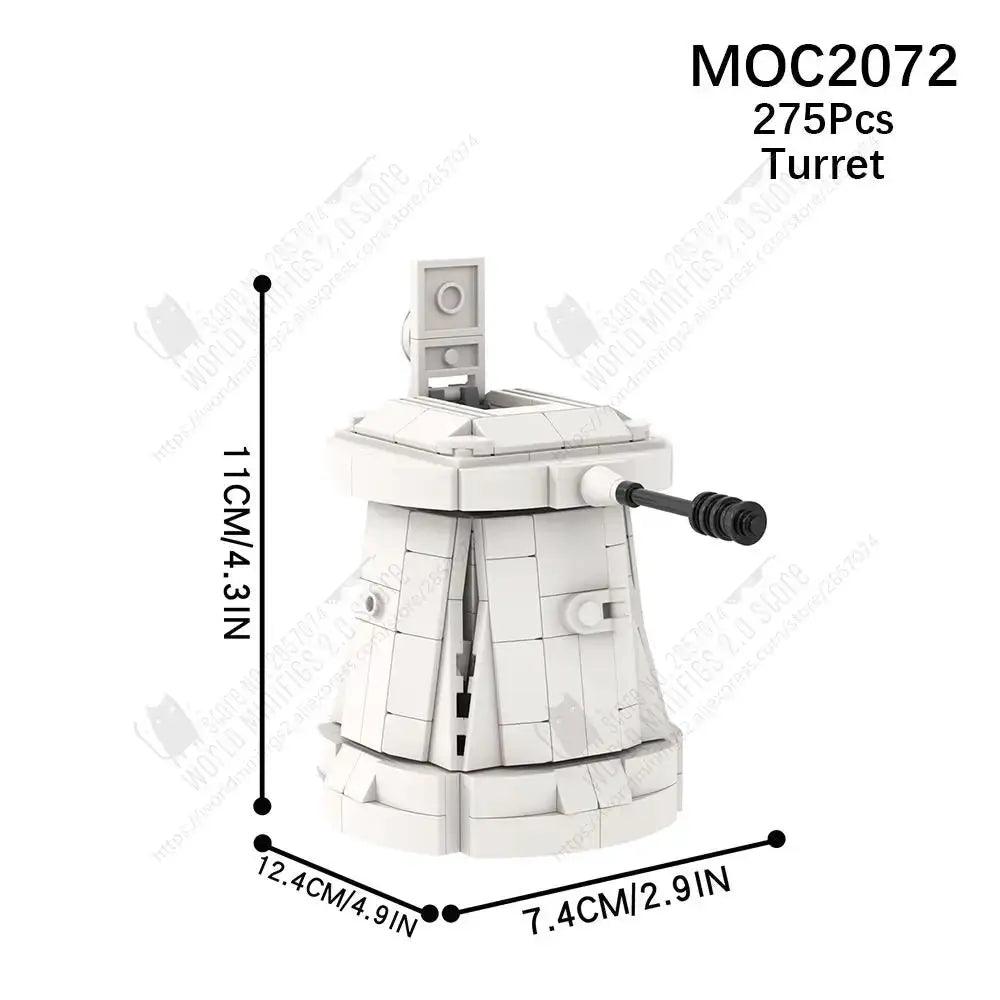  Hoth Turret Defense Tower Building Blocks Set For Kids -  ToylandEU™