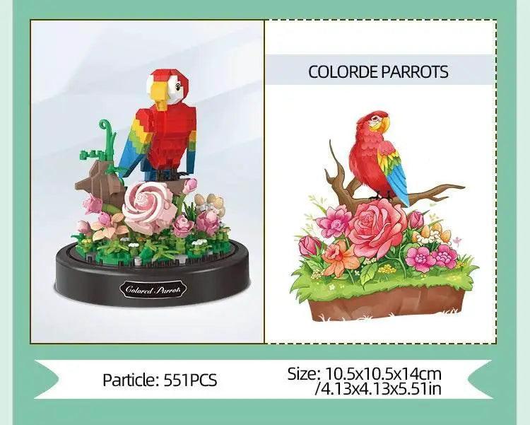  Insect Flower Bonsai Building Block Bee Butterfly Set Deco -  ToylandEU™