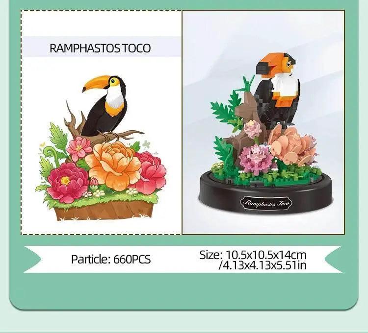 Insect Flower Bonsai Building Block Bee Butterfly Set Deco -  ToylandEU™