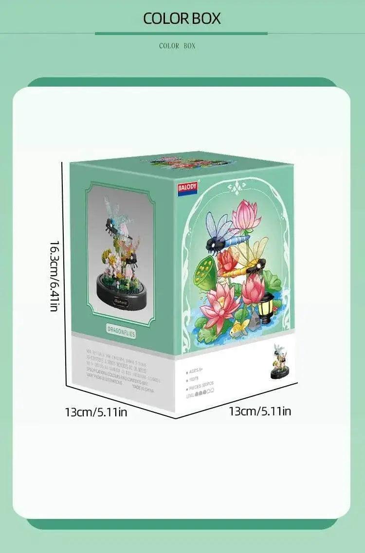  Insect Flower Bonsai Building Block Bee Butterfly Set Deco -  ToylandEU™