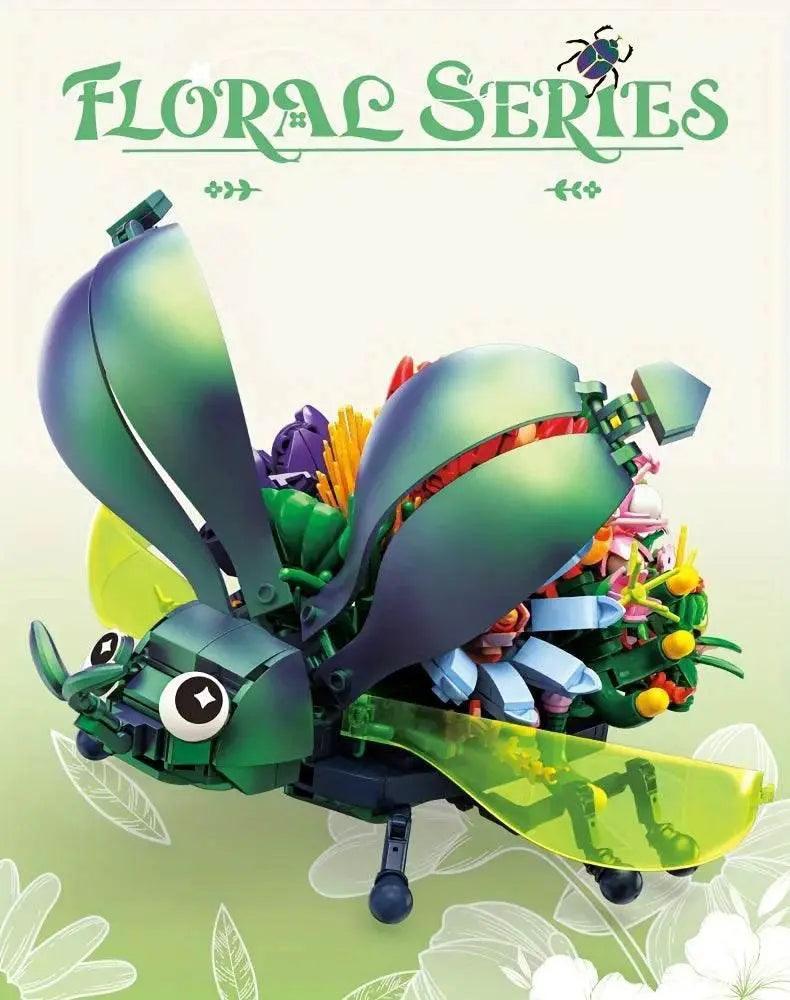  MOC Insect Flower Building Blocks Creativity Ladybug Beetle Bee -  ToylandEU™