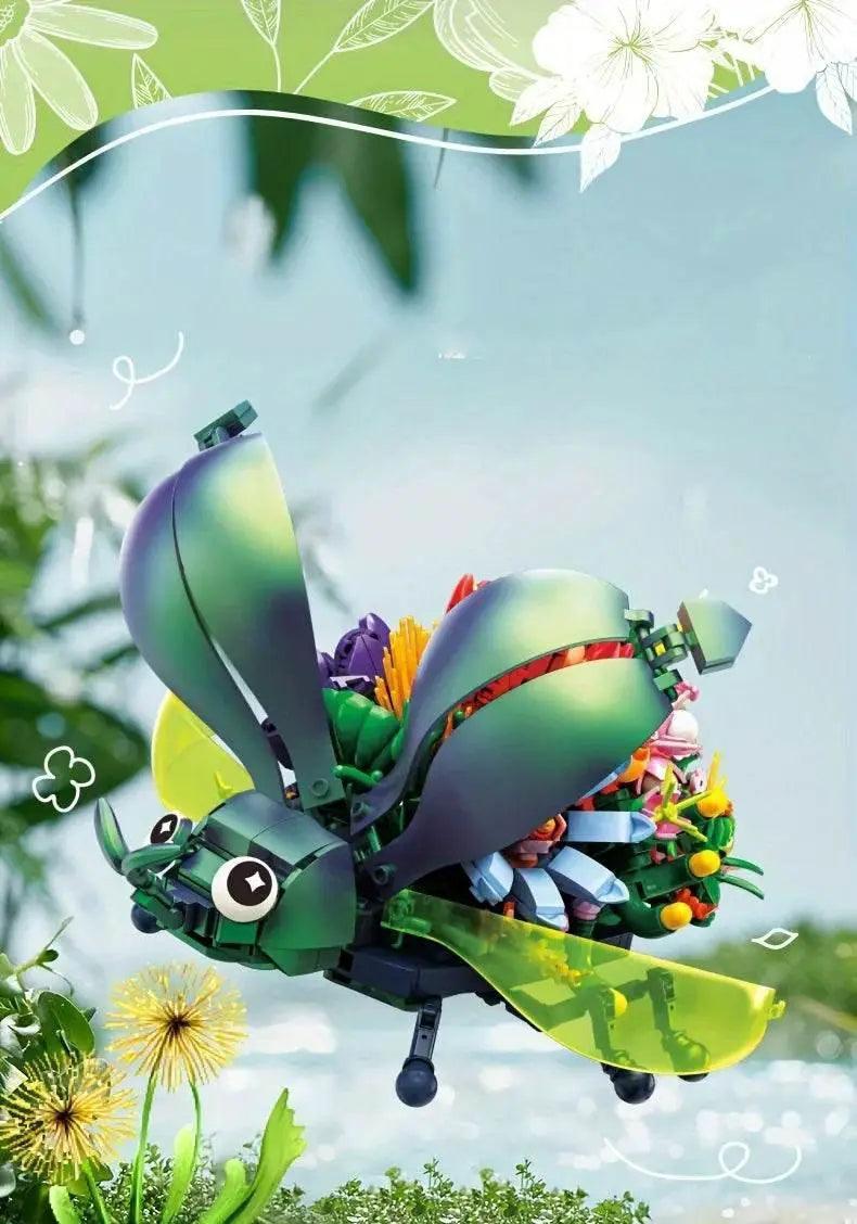  MOC Insect Flower Building Blocks Creativity Ladybug Beetle Bee -  ToylandEU™