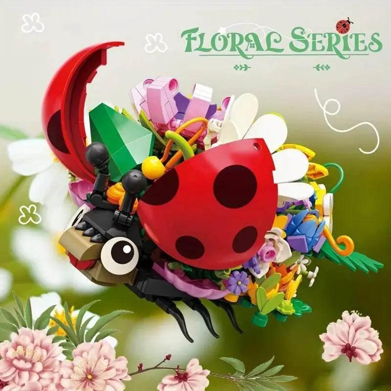  MOC Insect Flower Building Blocks Creativity Ladybug Beetle Bee -  ToylandEU™