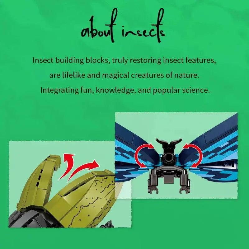  MOC Insect Story Series Building Blocks Butterfly Cicada Toy -  ToylandEU™