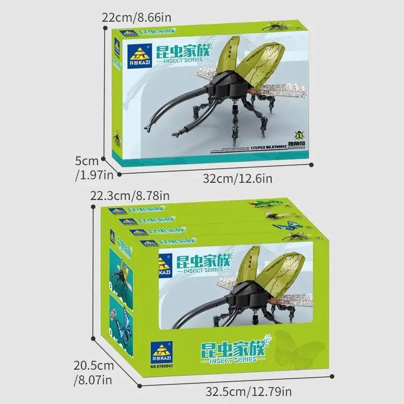  MOC Insect Story Series Building Blocks Butterfly Cicada Toy -  ToylandEU™