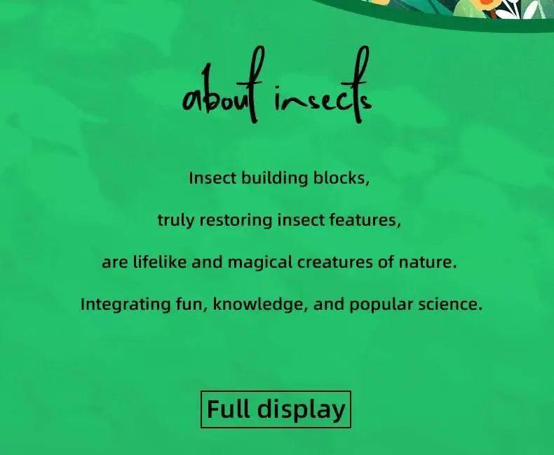  MOC Insect Story Series Building Blocks Butterfly Cicada Toy -  ToylandEU™