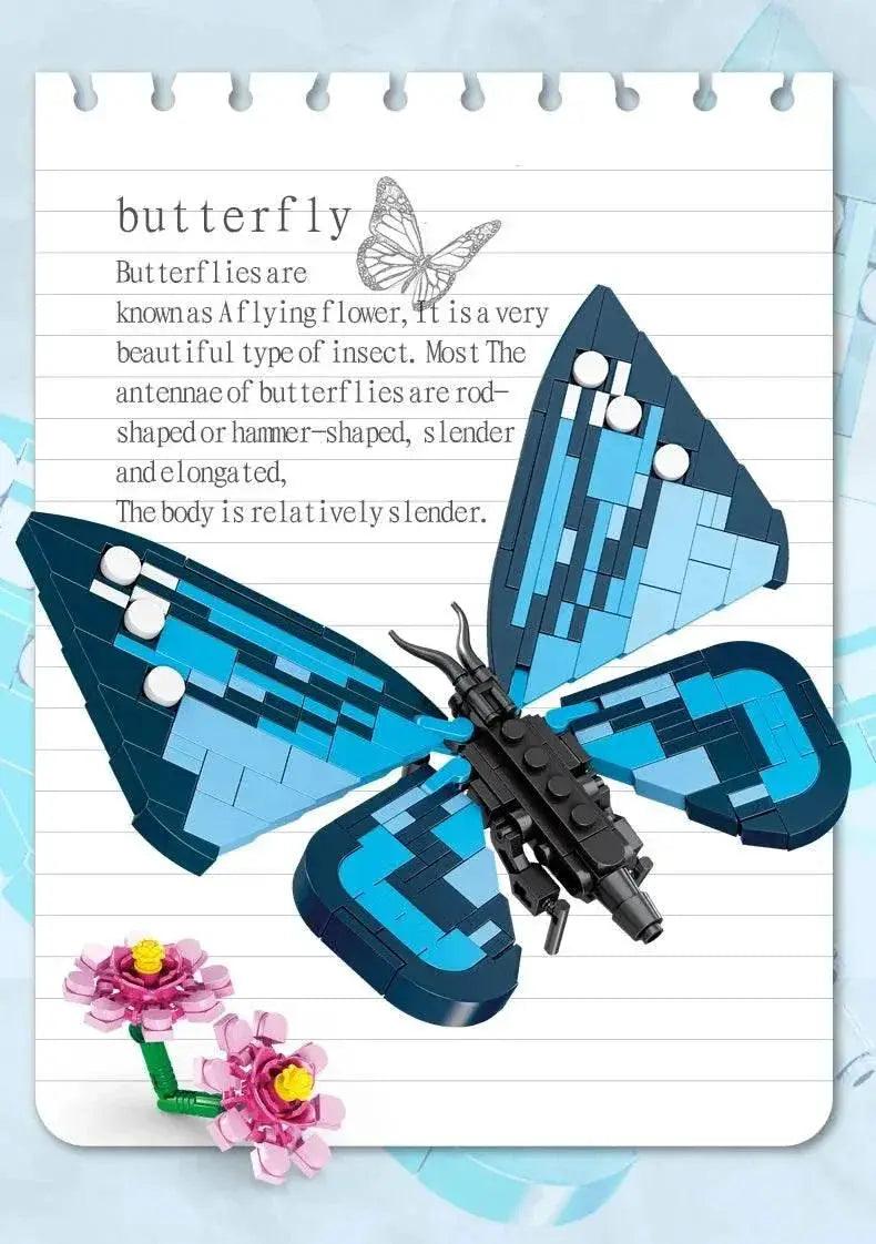  MOC Insect Story Series Building Blocks Butterfly Cicada Toy -  ToylandEU™