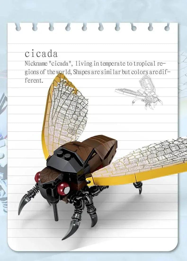  MOC Insect Story Series Building Blocks Butterfly Cicada Toy -  ToylandEU™
