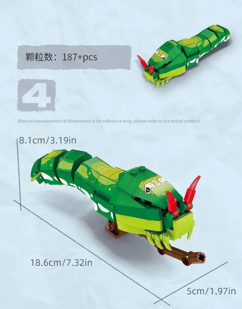  MOC Insect Story Series Building Blocks Butterfly Cicada Toy -  ToylandEU™