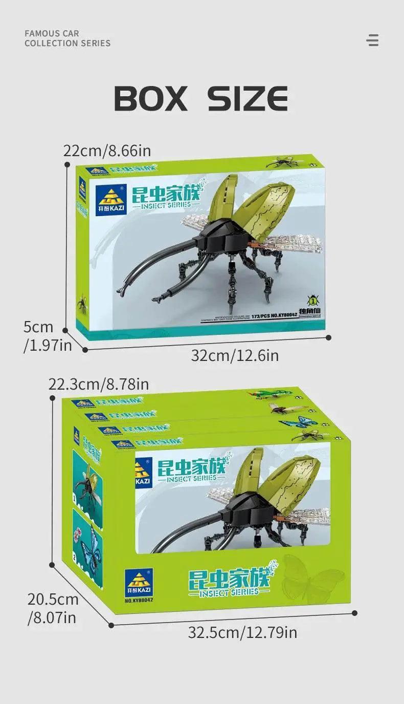  MOC Insect Story Series Building Blocks Butterfly Cicada Toy -  ToylandEU™