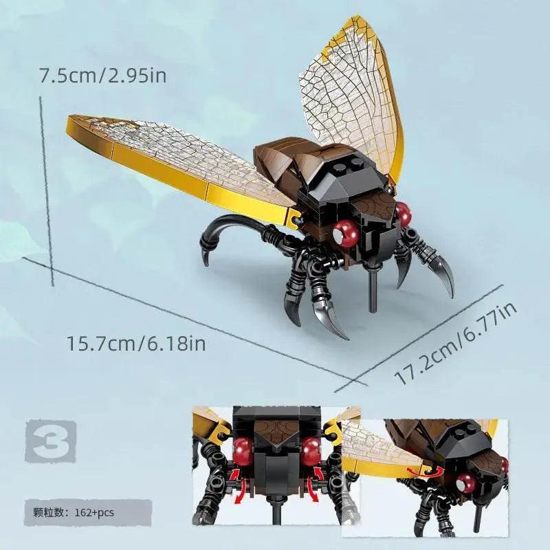  MOC Insect Story Series Building Blocks Butterfly Cicada Toy -  ToylandEU™