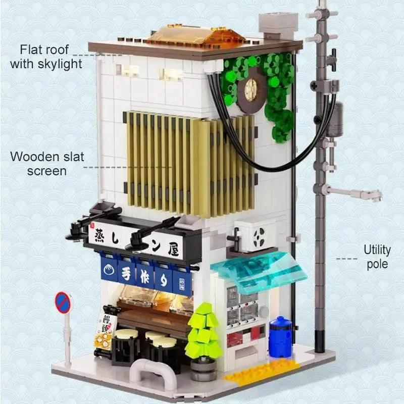  MOC 1108Pcs Japanese Steamed Bun House Building Blocks Kids Gifts -  ToylandEU™