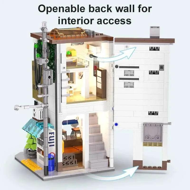  MOC 1108Pcs Japanese Steamed Bun House Building Blocks Kids Gifts -  ToylandEU™