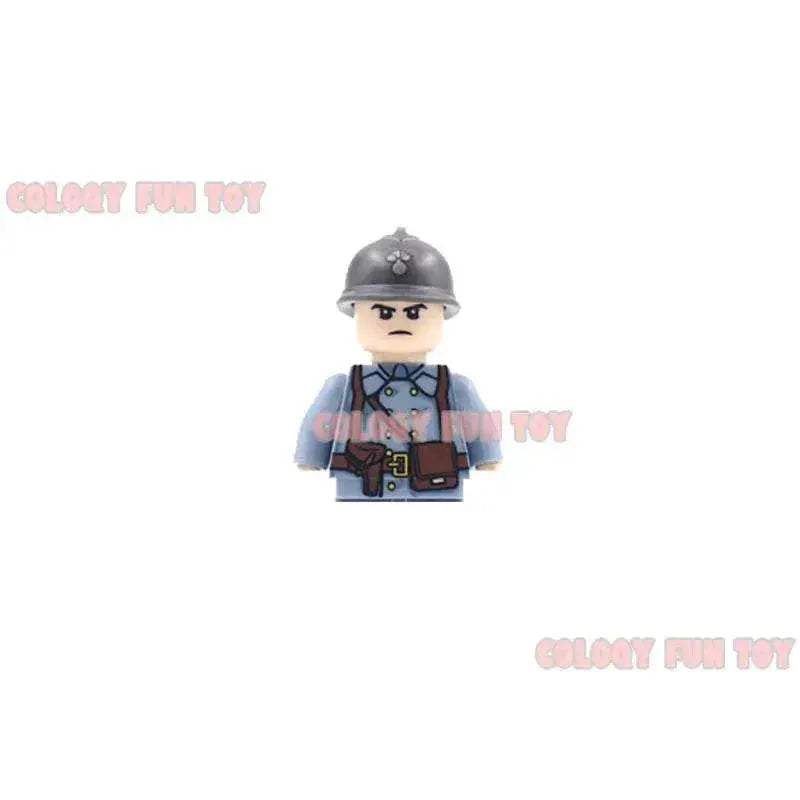  Kid's Building Block Toy New WW2 Military Soldier Mini Dolls -  ToylandEU™