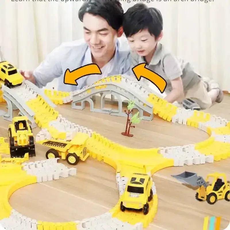  Educational Track Car Building Set For Kids With Many Pieces -  ToylandEU™