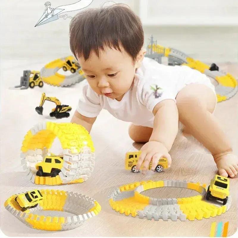  Educational Track Car Building Set For Kids With Many Pieces -  ToylandEU™