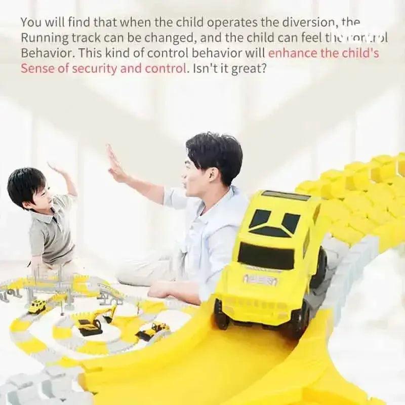  Educational Track Car Building Set For Kids With Many Pieces -  ToylandEU™