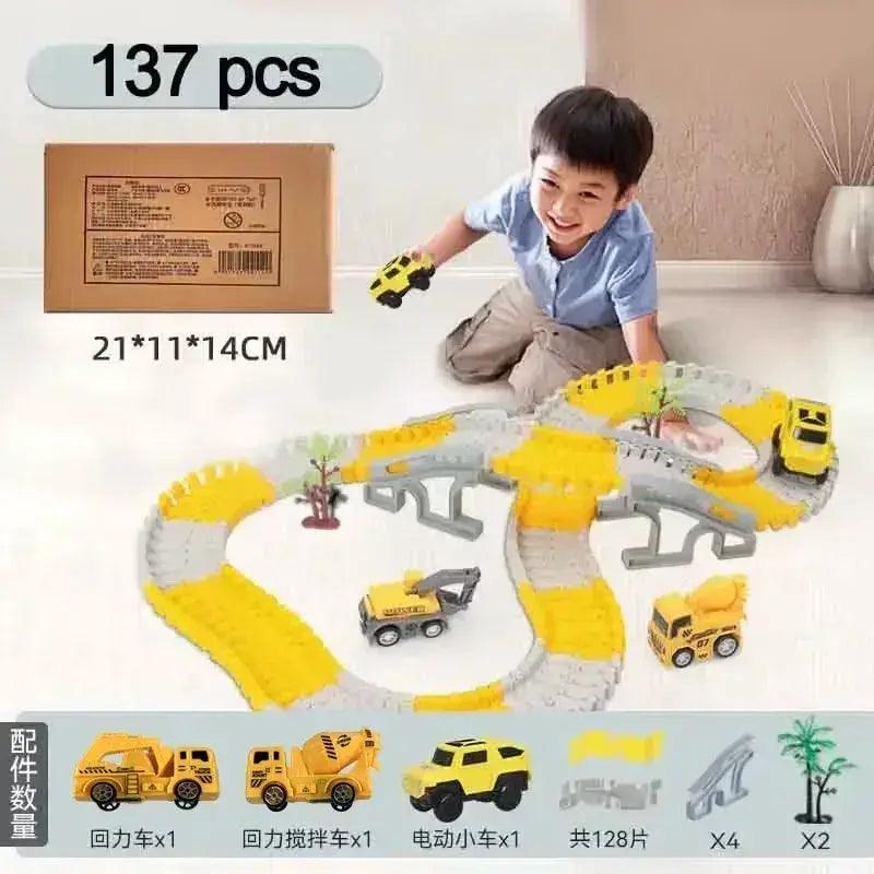  Educational Track Car Building Set For Kids With Many Pieces -  ToylandEU™