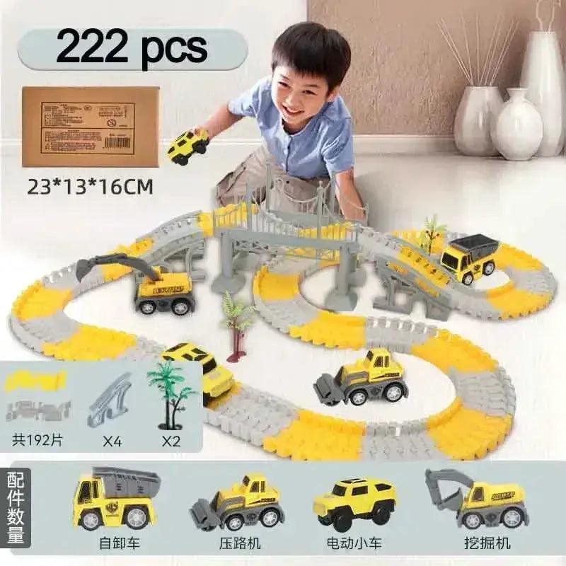  Educational Track Car Building Set For Kids With Many Pieces -  ToylandEU™