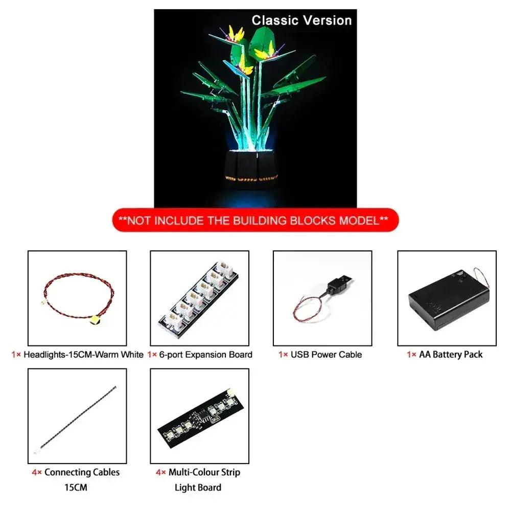  LED Lighting Set for 10289 Bird of Paradise Lego Model -  ToylandEU™