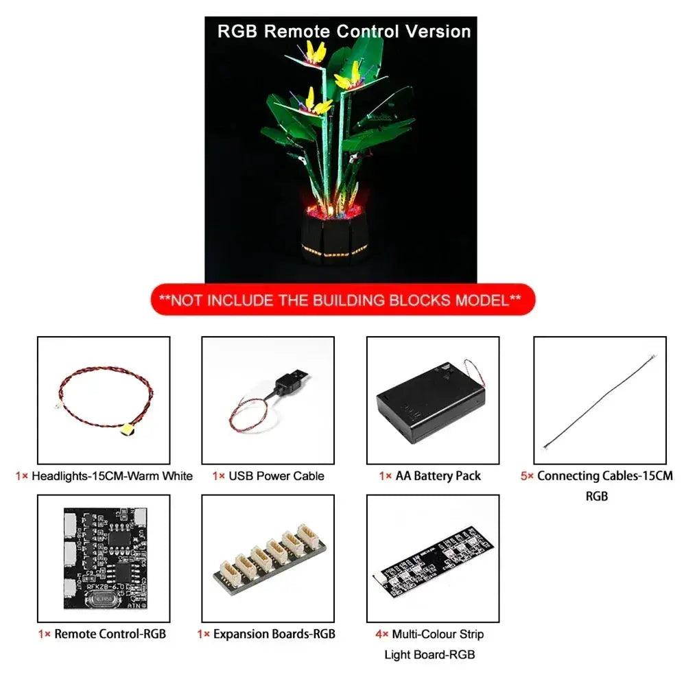  LED Lighting Set for 10289 Bird of Paradise Lego Model -  ToylandEU™