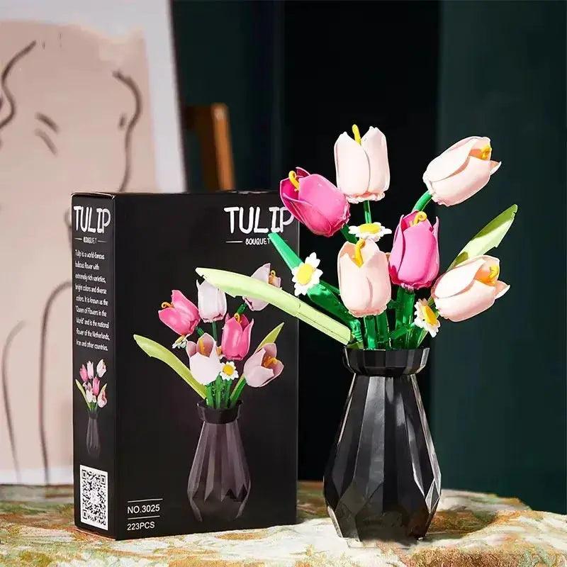  3D Flower Bouquet Building Blocks Set Lego Compatible -  ToylandEU™