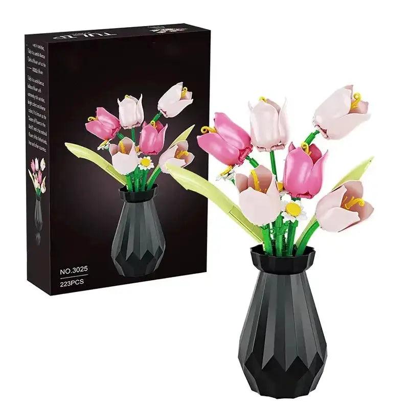  3D Flower Bouquet Building Blocks Set Lego Compatible -  ToylandEU™