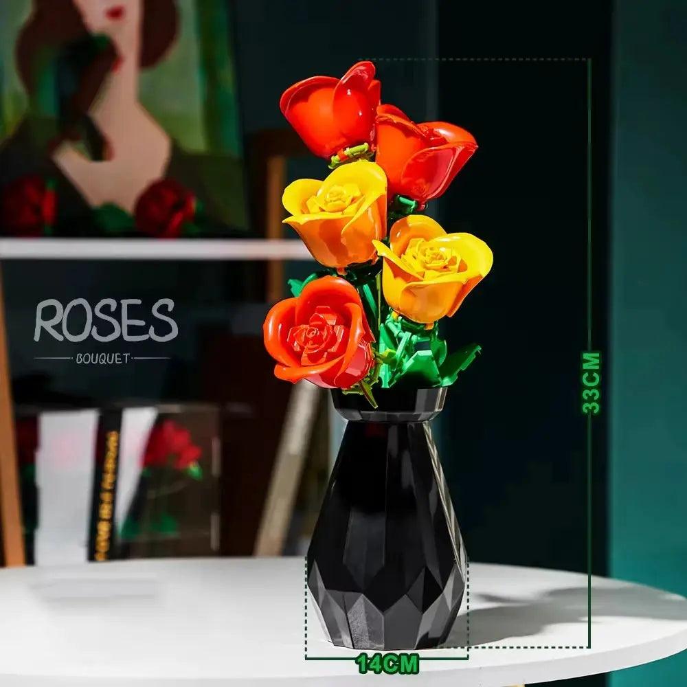  3D Flower Bouquet Building Blocks Set Lego Compatible -  ToylandEU™