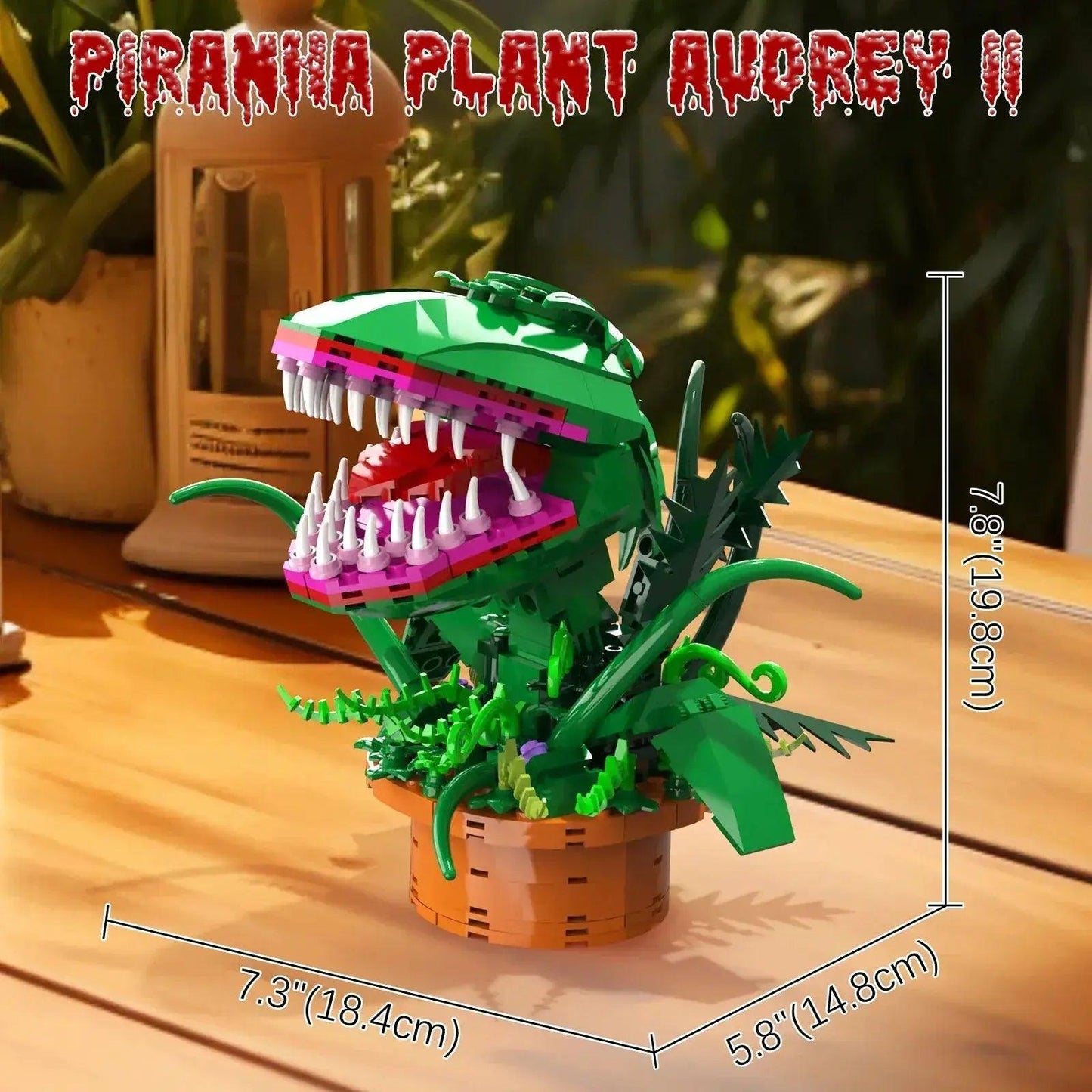  Audrey II Piranha Plant Lego Compatible Building Kit -  ToylandEU™