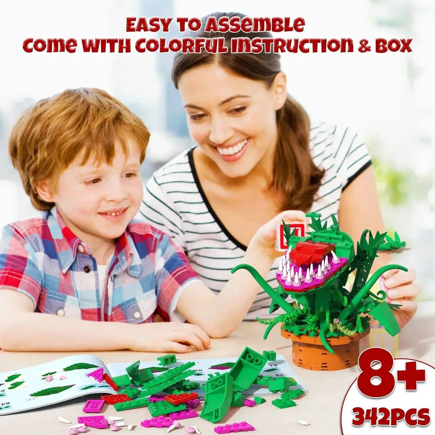  Audrey II Piranha Plant Lego Compatible Building Kit -  ToylandEU™