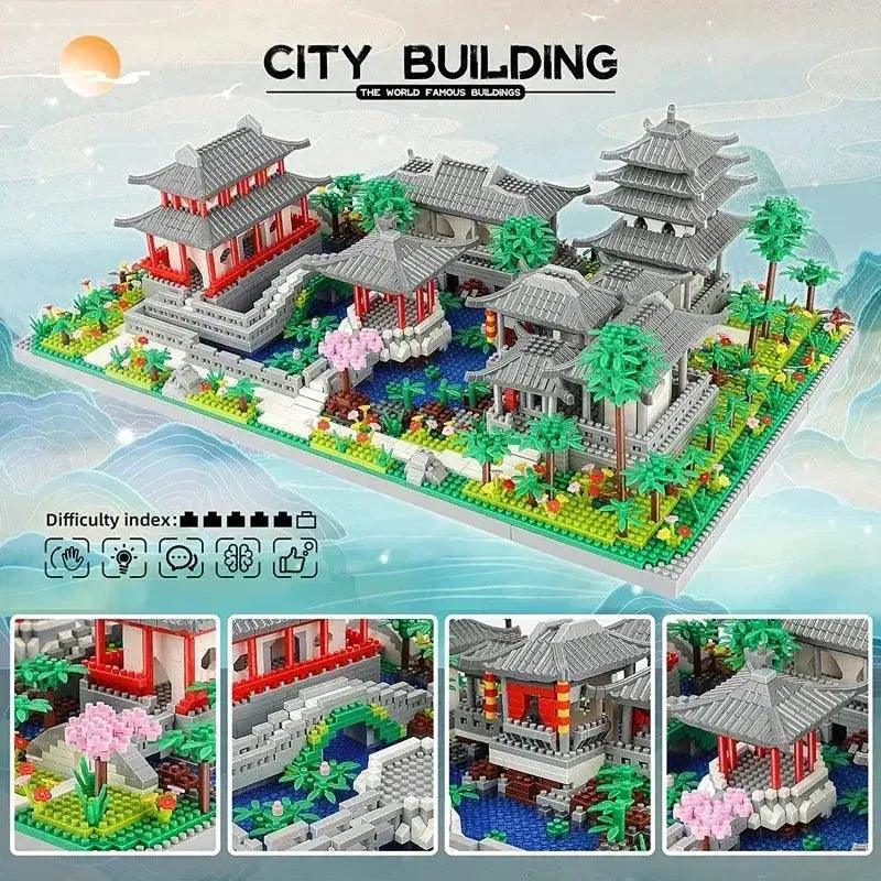 Lego Compatible Led Light Ancient Pavilion Building Toy -  ToylandEU™