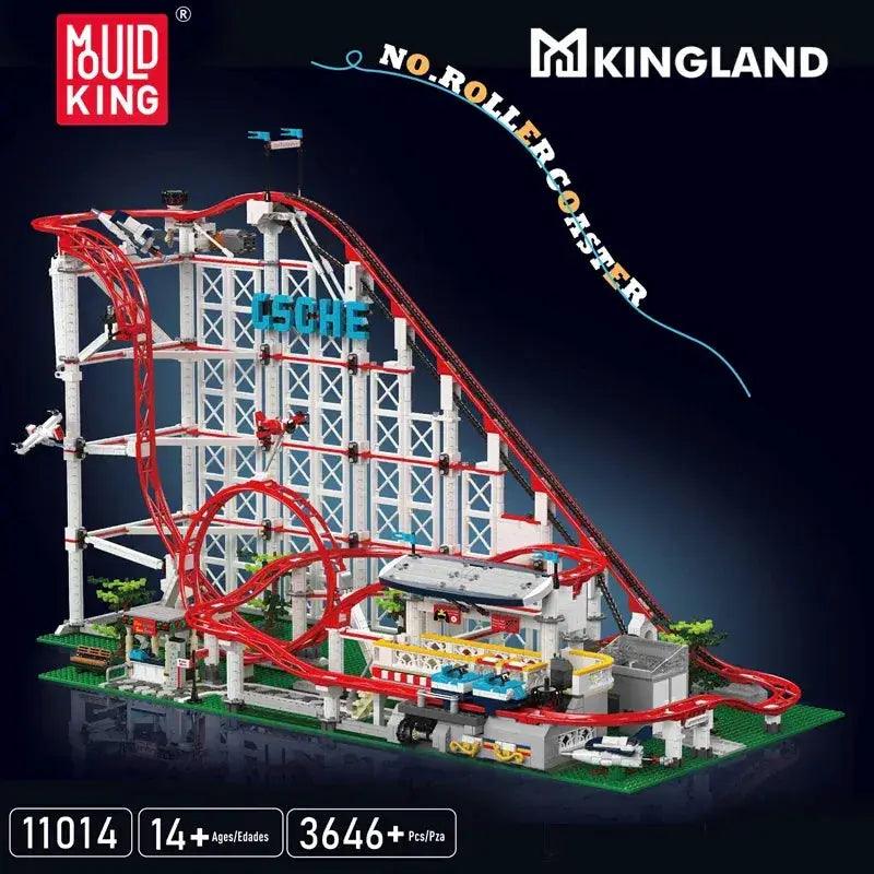  Motorized Roller Coaster Building Blocks Set Lego Compatible -  ToylandEU™