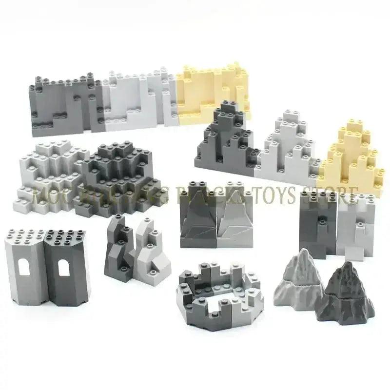  MOC MOC Lego Compatible Building Blocks Mountain Rampart Set -  ToylandEU™