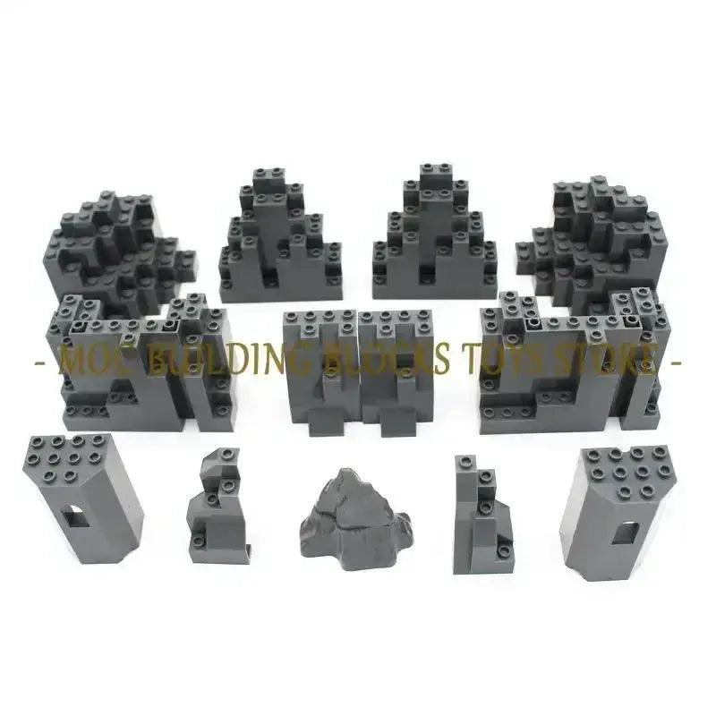  MOC MOC Lego Compatible Building Blocks Mountain Rampart Set -  ToylandEU™