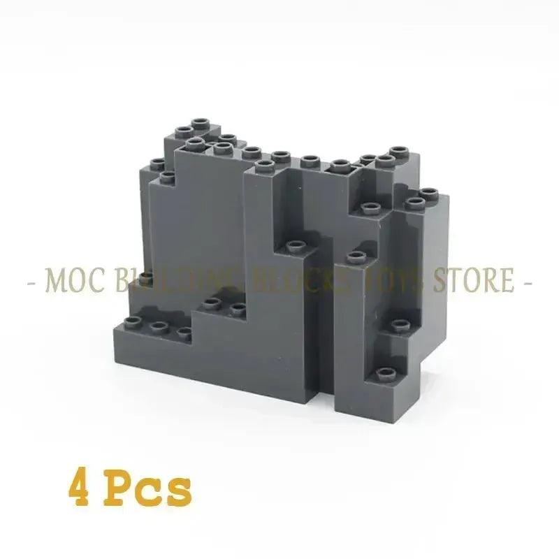  MOC MOC Lego Compatible Building Blocks Mountain Rampart Set -  ToylandEU™