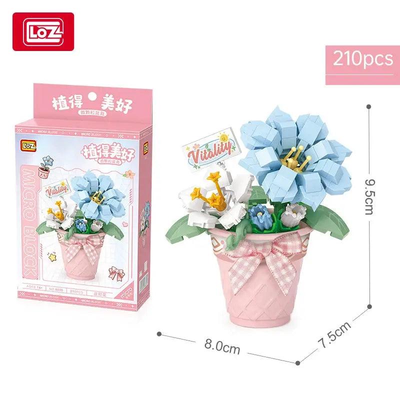  LOZ Plant Series Mini Block Set Roses Sunflowers Gift -  ToylandEU™