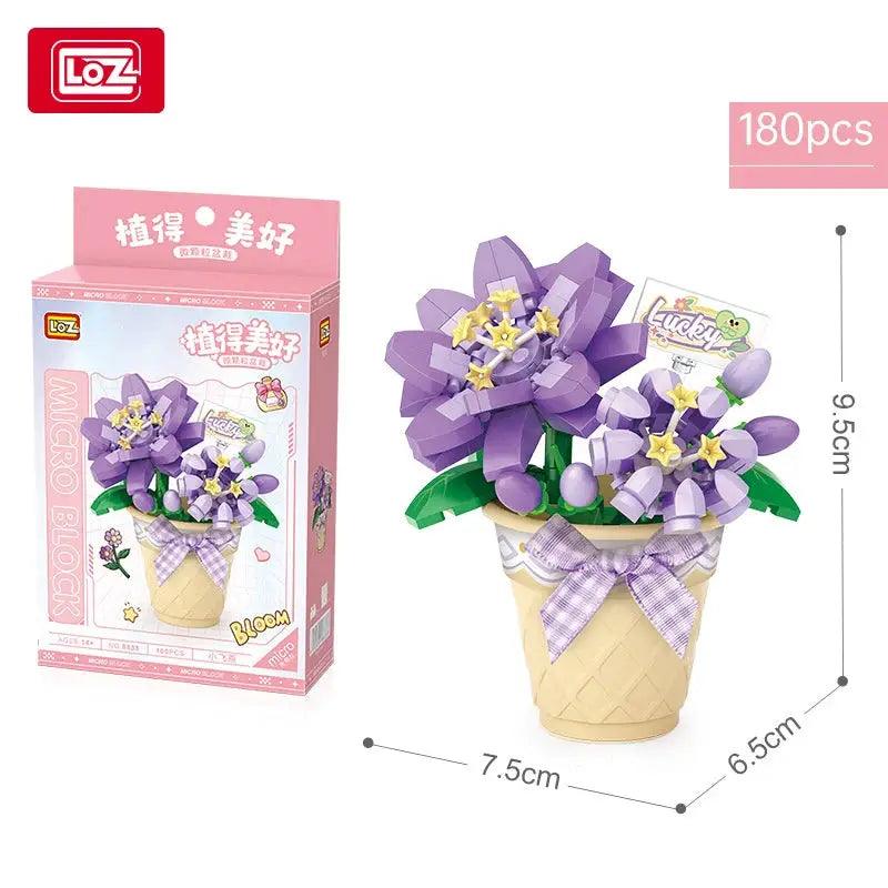  LOZ Plant Series Mini Block Set Roses Sunflowers Gift -  ToylandEU™