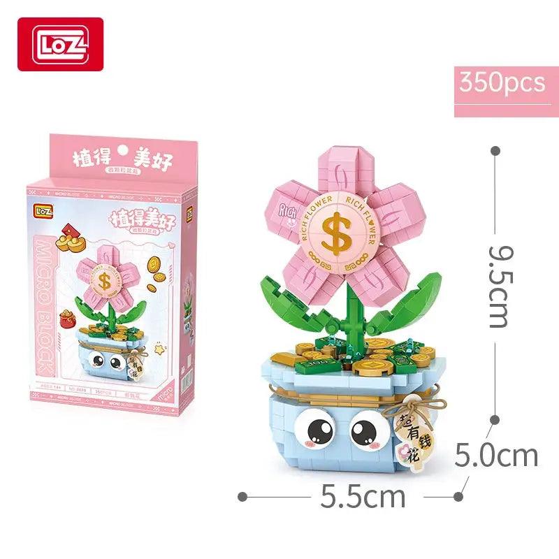  LOZ Plant Series Mini Block Set Roses Sunflowers Gift -  ToylandEU™