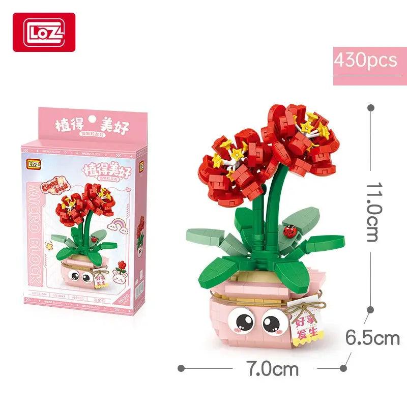  LOZ Plant Series Mini Block Set Roses Sunflowers Gift -  ToylandEU™